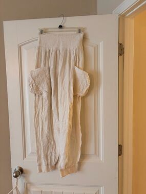 Free People Cream Pants